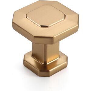 Asidrama 10-Pack Champagne Bronze Cabinet Knobs – Single Hole Round Knobs